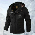 Men’s Waterproof Outdoor Rain Jacket Black