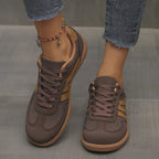 Women’s Comfortable Wide Fit Trainers Brown