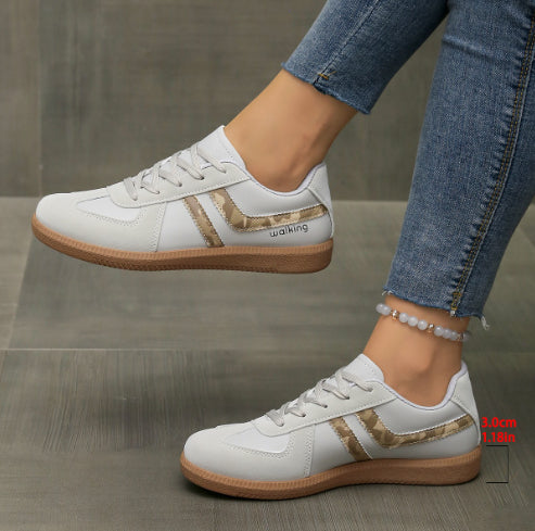 Women’s Comfortable Wide Fit Trainers Grey