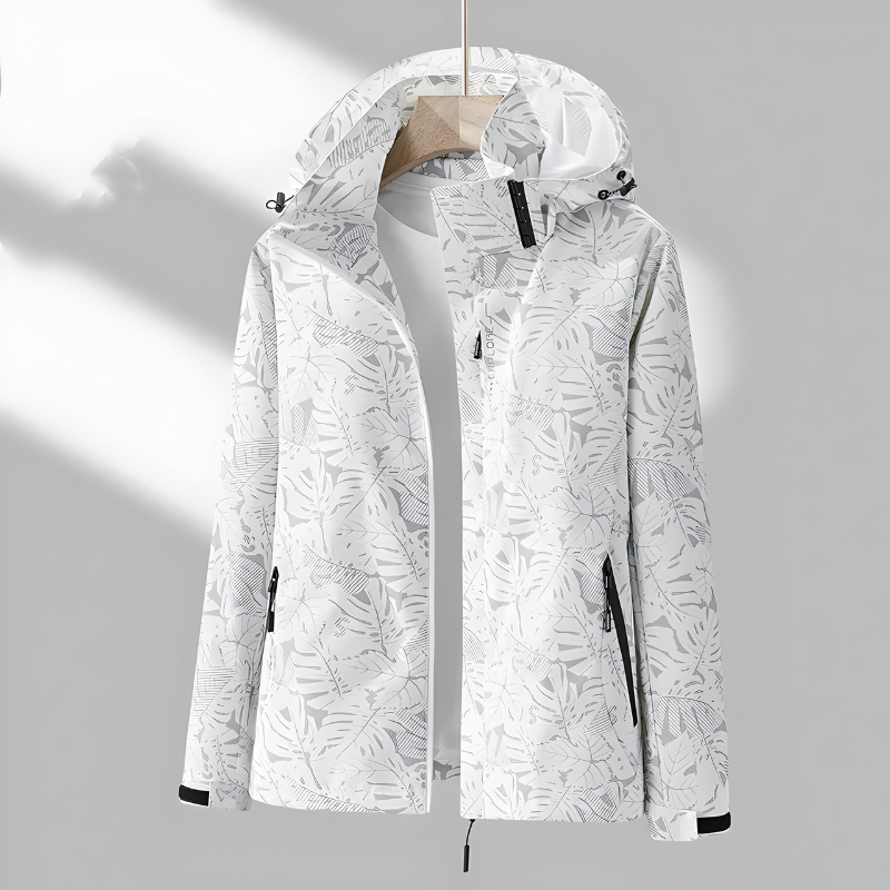 Women’s Comfortable Windproof Raincoat White