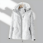 Women’s Comfortable Windproof Raincoat White