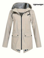 Women’s Autumn Windproof Raincoat Apricot