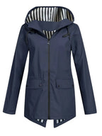 Women’s Autumn Windproof Raincoat Black
