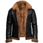 Men’s Elegant Warm Winter Coat Brown