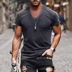 Men’s Lightweight Breathable Summer T-Shirt Dark Grey