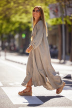 Women’s Bohemian Maxi Dress – Flowy Boho Dress